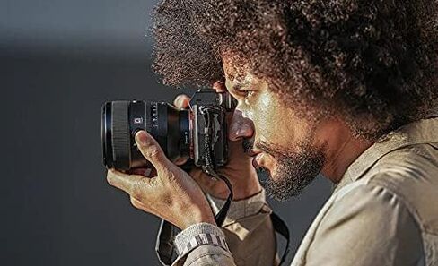 Sony FE 50mm F1.2 GM (SEL50F12GM) Full-Frame Lens Bundle with Backpack, 72mm 3PC Filter Kit, Lexar 64GB SD Card, Monopod + More | Sony 50mm Lens in Saudi Arabia
