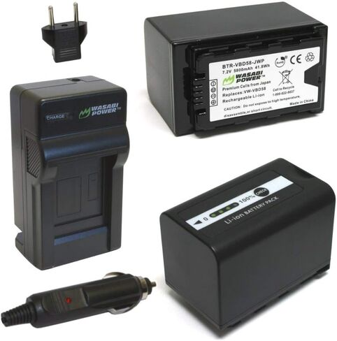 كاميرا فيديو Panasonic HC-X2000 4K Pro (أسود) مع (2) بطاقات SD سعة 128 جيجابايت وسرعة 300 ميجابايت/ثانية، وبطاريتين احتياطيتين ومجموعة شاحن، وحقيبة Koah مقاومة للطقس، وقارئ Koah PRO Type-C SD وحزمة حقيبة تخزين (7 عناصر) in Saudi Arabia