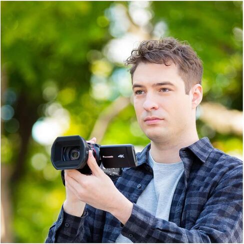 حزمة كاميرا الفيديو Panasonic HC-X1500 4K Pro (أسود) مع بطاقة ذاكرة SDXC Canvas Go Plus بسعة 128 جيجابايت وبطاقة ذاكرة للقراءة بسرعة 170 ميجابايت/ثانية (SDG3/128 جيجابايت) وحقيبة كاميرا Messenger مع مجموعة ملحقات وتنظيف (3 عناصر) in Saudi Arabia