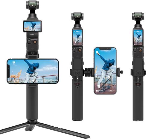 Smatree Portable Osmo Pocket 3 Power Stick (Power Bank) Compatible for DJI Osmo Pocket 3, Handheld Smartphone Holder Mount Pocket Bracket Set with Tripod for Osmo Pocket 3 in Saudi Arabia