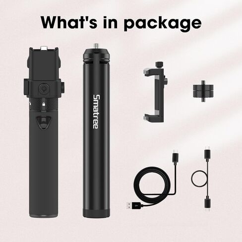 Smatree Portable Osmo Pocket 3 Power Stick (Power Bank) Compatible for DJI Osmo Pocket 3, Handheld Smartphone Holder Mount Pocket Bracket Set with Tripod for Osmo Pocket 3 in Saudi Arabia