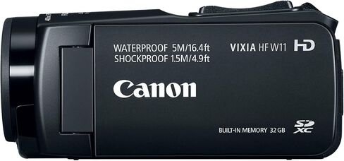 كاميرا فيديو Canon VIXIA HF W11 مع ذاكرة مدمجة (32 جيجابايت)، مقاومة للماء، مقاومة للصدمات، تكبير بصري 40X وديناميكي 60X (متجددة) in Kuwait