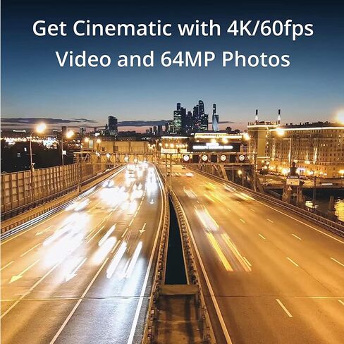 مجموعة DJI Pocket 2 Gimbal Creator مع حزمة بطاقة MicroSD سعة 128 جيجابايت V30 A2 (عنصران) in Saudi Arabia