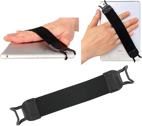 Hand Strap for 9-11 Inch Tablet, Strap for iPad/iPad Pro/iPad Air/Kindle, Tablet Handle Grip, High-Elasticity Versatile Hand Strap Lightweight Finger in Saudi Arabia