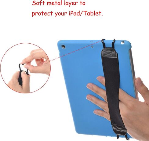 Hand Strap for 9-11 Inch Tablet, Strap for iPad/iPad Pro/iPad Air/Kindle, Tablet Handle Grip, High-Elasticity Versatile Hand Strap Lightweight Finger in Saudi Arabia