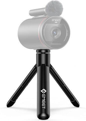 حامل ثلاثي لكاميرا الويب، حامل ثلاثي صغير لكاميرا الويب الاحترافية EMEET، محمول وخفيف الوزن، ارتفاع قابل للتعديل من 5.7 إلى 12.2 بوصة، استخدام مستقر، متوافق عالمي مع معظم كاميرات الويب/الهواتف/GoPros/الكاميرات بدون مرآة in Kuwait