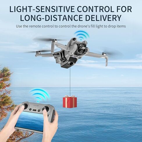 Airdrop System for DJI Air 3 Drone Accessories,Thrower Payload Dropper Transport Device Wedding Ring Gift Deliver Life Rescue (For Dji Air 3) in Saudi Arabia