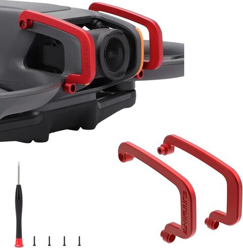 مصد جيمبال لـ DJI Avata 2، شريط حماية PTZ واقي ممتص للصدمات من سبائك الألومنيوم ضد الاصطدام لملحقات DJI Avata 2 (أحمر) in Kuwait