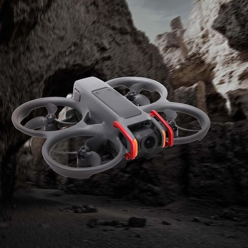 مصد جيمبال لـ DJI Avata 2، شريط حماية PTZ واقي ممتص للصدمات من سبائك الألومنيوم ضد الاصطدام لملحقات DJI Avata 2 (أحمر) in Kuwait