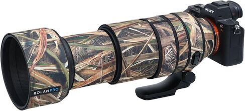 ROLANPRO Waterproof Lens Camouflage Cover for Tamron 150-500mm f5-6.7 Di III VC VXD A057 Protective Sleeve Case Clothing-#59 Reed Camo Waterproof in Saudi Arabia