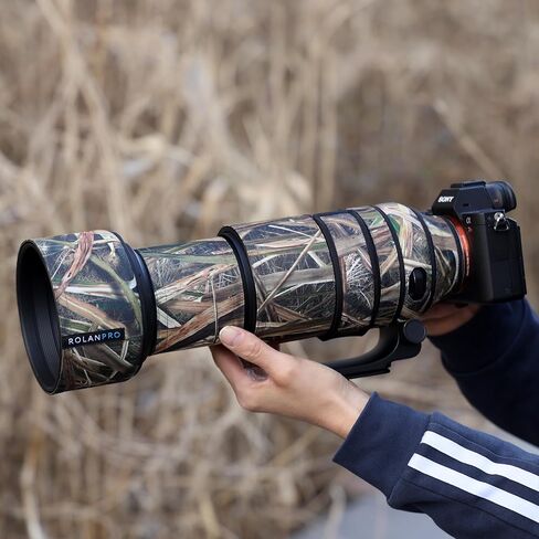 ROLANPRO Waterproof Lens Camouflage Cover for Tamron 150-500mm f5-6.7 Di III VC VXD A057 Protective Sleeve Case Clothing-#59 Reed Camo Waterproof in Saudi Arabia