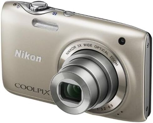 Nikon COOLPIX S3100 14 MP Digital Camera with 5x NIKKOR Wide-Angle Optical Zoom Lens and 2.7-Inch LCD (Silver) in Saudi Arabia