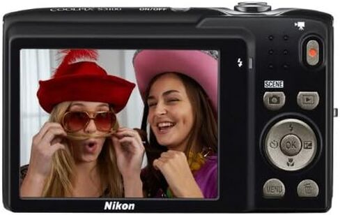 Nikon COOLPIX S3100 14 MP Digital Camera with 5x NIKKOR Wide-Angle Optical Zoom Lens and 2.7-Inch LCD (Silver) in Saudi Arabia