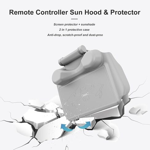 O'woda Mini 3 Pro/Mini 3 Sun Hood for DJI RC - Adjustable Remote Controller Protective Cover for DJI Mini 3 / Mini 3 Pro - Compatible with DJI RC Accessories in Saudi Arabia