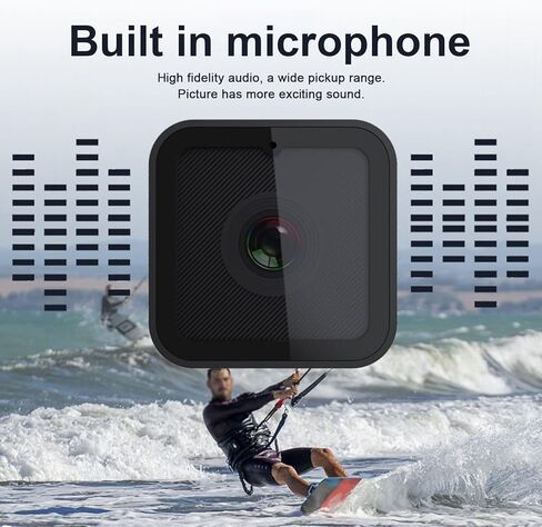 Sport Action Camera, CS03 Hotspot WiFi Cameras 1080P 16/9 Outdoor Video Camera for Vlog, Mini Portable Camera Sports Camera with Built in Microphone for Vlogging Traveling in Saudi Arabia