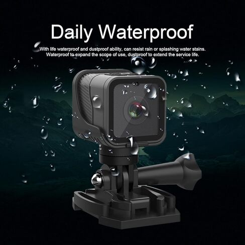 Sport Action Camera, CS03 Hotspot WiFi Cameras 1080P 16/9 Outdoor Video Camera for Vlog, Mini Portable Camera Sports Camera with Built in Microphone for Vlogging Traveling in Saudi Arabia
