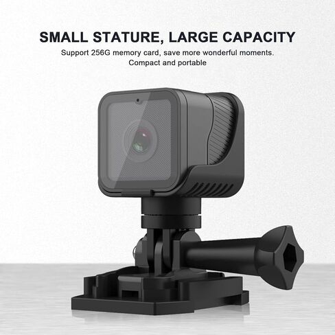 Sport Action Camera, CS03 Hotspot WiFi Cameras 1080P 16/9 Outdoor Video Camera for Vlog, Mini Portable Camera Sports Camera with Built in Microphone for Vlogging Traveling in Saudi Arabia