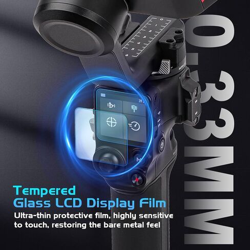 Screen Protector Film for DJI RS 4/RS 4 Pro/RS 3/RS 3 Pro Anti-scratch Tempered Glass LCD Display Film 9H Hardness Protective Film Cover(2 Pack) in Kuwait