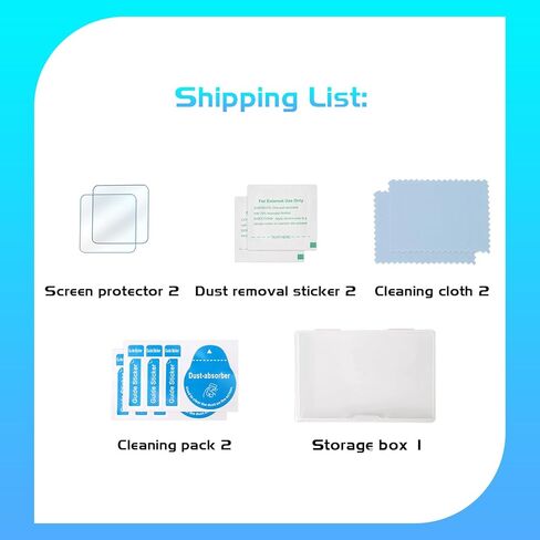 Screen Protector Film for DJI RS 4/RS 4 Pro/RS 3/RS 3 Pro Anti-scratch Tempered Glass LCD Display Film 9H Hardness Protective Film Cover(2 Pack) in Kuwait