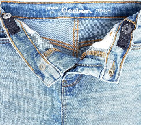 Gerber Baby & Toddler Boys & Girls Straight Leg Stretch Denim Jeans in Saudi Arabia