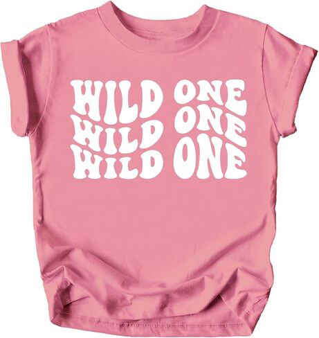 قميص Wild One لعيد الميلاد الأول لعيد ميلاد طفلة أو صبي يبلغ من العمر سنة واحدة in Kuwait