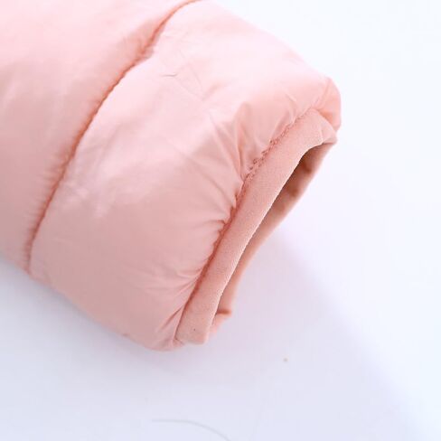 GLASH Kids Baby Girls Reversible Medium Weight Puffer Jacket Winter Hooded Coat in Kuwait