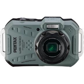 Bundle of PENTAX WG-1000 Gray + Pentax RECHRGEABLE LITHIUM-ION BATTERY D-LI96