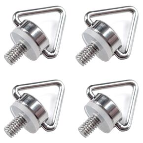 4 Piece Eyehook Screw Replacement for DJI RC 2 Mini Pro Mini 3 Pro Smart Controller Neck Lanyard Shoulder Strap Eyehook Screw for DJI Drone Remote Controller Accessories Spare Repair Part