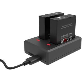 SJCAM SJ11 SJ10Pro Action Camera - 2x1300mAh Batteries with Charger