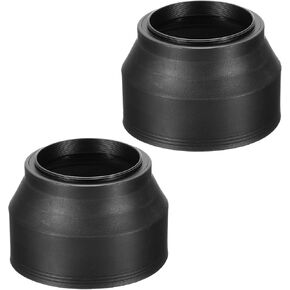 PATIKIL 49mm Camera Lens Hood, 2Pcs Rubber Collapsible Lens Protector Anti-Reflection Blocks Excess Sunlight Enhance Camera Photography for Nikon, for Fujifilm, for Pentax, for Leica