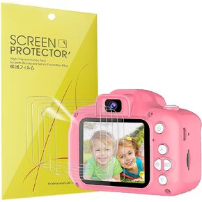 Compatible for Seckton Kids Camera Screen Protector, [6 Pack] Full Coverage TPU Clear Film Compatible for Seckton X2 2.0 Inch Kids Camera (6 Pack)
