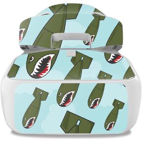 MightySkins Skin Compatible with DJI Goggles – Bombs Away | Protective, Durable, and Unique Vinyl Decal wrap Cover | Easy to Apply, Remove, and Change Styles | Made in The USA
