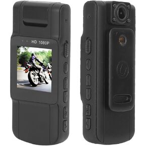 L11 Body Camera, 1080P HD Wearable Mini Body Cameras with IR Night Vision, 180° Rotatable Lens, 1.54inch Screen Police for Meeting Law Enforcement