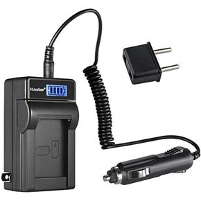 Kastar NP-FV100 LCD AC Battery Charger Compatible with Sony NP-FV30, NP-FV50, NP-FV70, NP-FV90, NP-FV100 Battery, Sony HDR-XR160, HDR-XR260, HDR-XR350, HDR-XR350VE, HDR-XR550