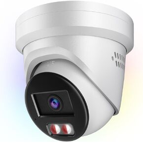 كاميرا IP Turret PoE IP بدقة 8 ميجابكسل مع VCA ذكي، اكتشاف الإنسان/المركبة، مستشعر ضوء النجوم، فتحة بطاقة ميكروفون/SD مدمجة، غطاء معدني كامل، متوافق مع Hikvision NVR، OEM DS-2CD2387G2-LU 2.8 مم in Kuwait