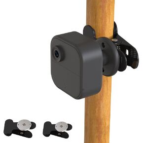 Metal Clip Mount for Blink Outdoor 4 (4th Gen) /Outdoor (3rd Gen),No Drill, Place Camera anywhere on a Tree or Fence-Black(2 Pack)