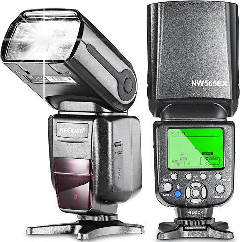 Neewer NW565EX E-TTL Slave Flash Speedlite with Flash Diffuser for Canon 5D Mark III,5D Mark II,7D,30D,40D,50D,300D,350D,400D,500D,550D,600D,700D,1000D,1100D and Other Canon DSLR Cameras in Saudi Arabia