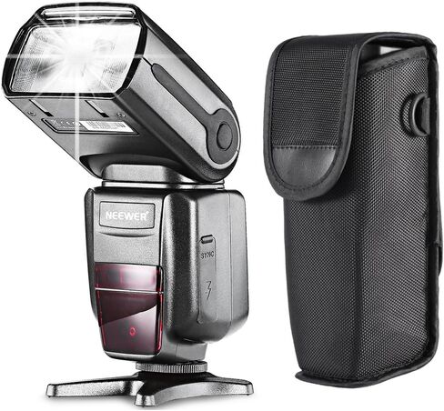 Neewer NW565EX E-TTL Slave Flash Speedlite with Flash Diffuser for Canon 5D Mark III,5D Mark II,7D,30D,40D,50D,300D,350D,400D,500D,550D,600D,700D,1000D,1100D and Other Canon DSLR Cameras in Saudi Arabia