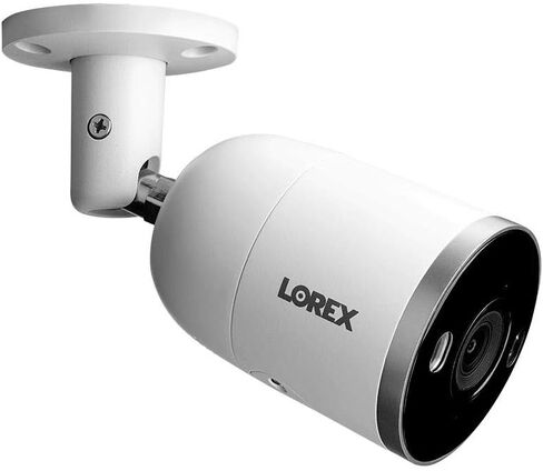 كاميرا Lorex E892AB داخلية/خارجية 4K فائقة الدقة ذكية للردع IP مع حركة ذكية بلس، 150 قدم NV، CNV، 2.8 مم، IP67، الكاميرا فقط، أبيض (متجدد) in Saudi Arabia