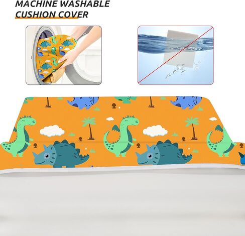 Toddler Booster Seat for Dining Table, PU Washable Double Safe Straps Non-Slip Bottom Booster Seat Dining Toddler, Portable Travel Increasing Cushion (Grey) in Saudi Arabia