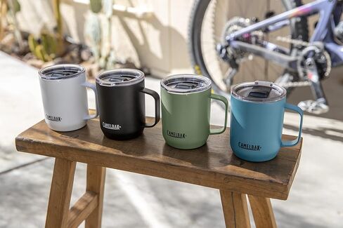 CamelBak Horizon 12 oz Camp Mug - Insulated Stainless Steel - Tri-Mode Lid in Kuwait