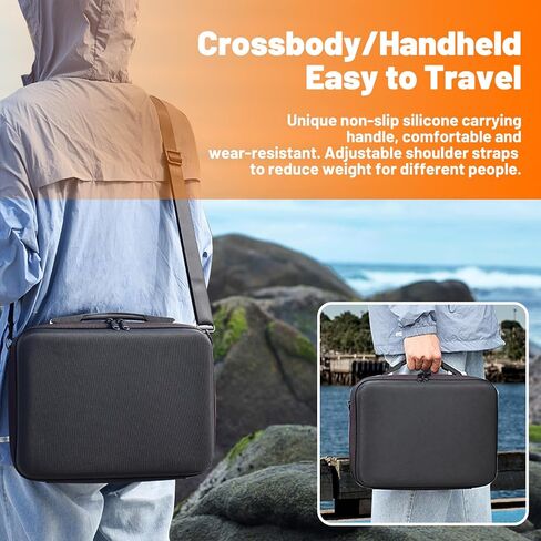Carrying Case for DJI Avata 2, Travel Hard Shell Portable Storage Bag for DJI Avata 2 Fly More Combo with DJI Goggles 3/RC Motion 3 Drone Accessories in Kuwait
