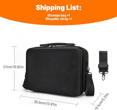 Carrying Case for DJI Avata 2, Travel Hard Shell Portable Storage Bag for DJI Avata 2 Fly More Combo with DJI Goggles 3/RC Motion 3 Drone Accessories in Kuwait