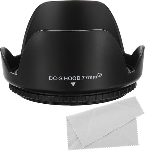 PATIKIL 49mm Camera Lens Hood, Reversible Flower Lens Hood Protector with Cloth for Anti-Reflection Blocks Excess Sunlight Enhance Photography for Nikon, for Fujifilm, for Pentax in Saudi Arabia