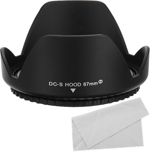 PATIKIL 49mm Camera Lens Hood, Reversible Flower Lens Hood Protector with Cloth for Anti-Reflection Blocks Excess Sunlight Enhance Photography for Nikon, for Fujifilm, for Pentax in Saudi Arabia