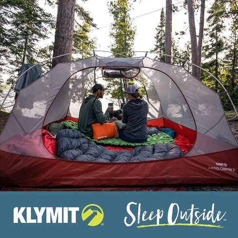 KLYMIT Static V Lightweight Inflatable Sleeping Pad | Comfortable, Lightweight, Easy to Inflate Portable Air Bed Mattress for Camping, Backpacking and Hiking — Green in Kuwait