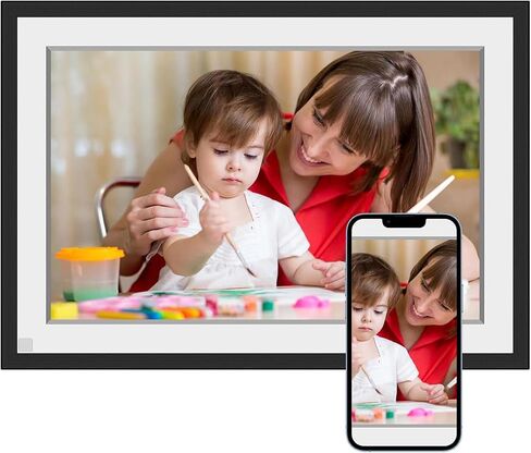 إطار صورة رقمي 10.1 بوصة WIFI مع تطبيق 1280 * 800 IPS HD شاشة تعمل باللمس 32 جيجابايت تخزين إطار صور فيديو كهربائي ذكي عرض الشرائح in Saudi Arabia