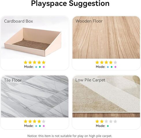 لعبة القطط التفاعلية الذكية من تشيربل، كرة دوارة نطاطة أوتوماتيكية للقطط الداخلية، كرة الحيوانات الأليفة المفعمة بالحيوية مع أضواء وجرس، رمادي in Kuwait