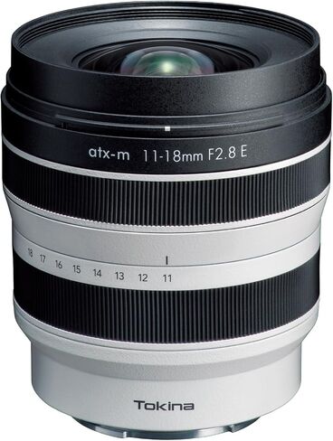عدسة توكينا ATX-m 11-18 ملم F/2.8 لكاميرات سوني E بدون مرآة (أبيض) in Kuwait