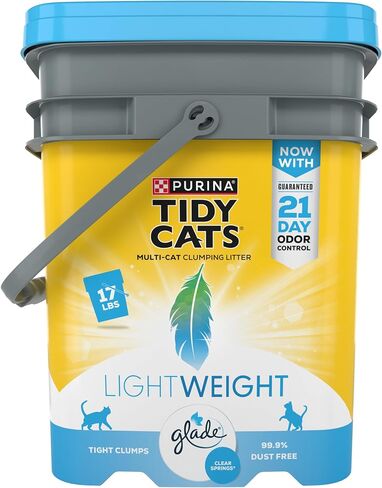 Purina Tidy Cats LightWeight 4-in-1 Strength Cat Litter, 17 lb in Kuwait